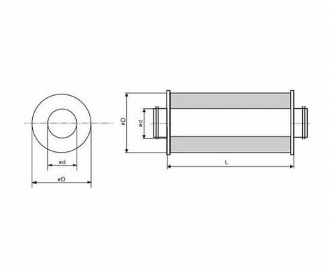 Шумоглушитель круглый евростандарт